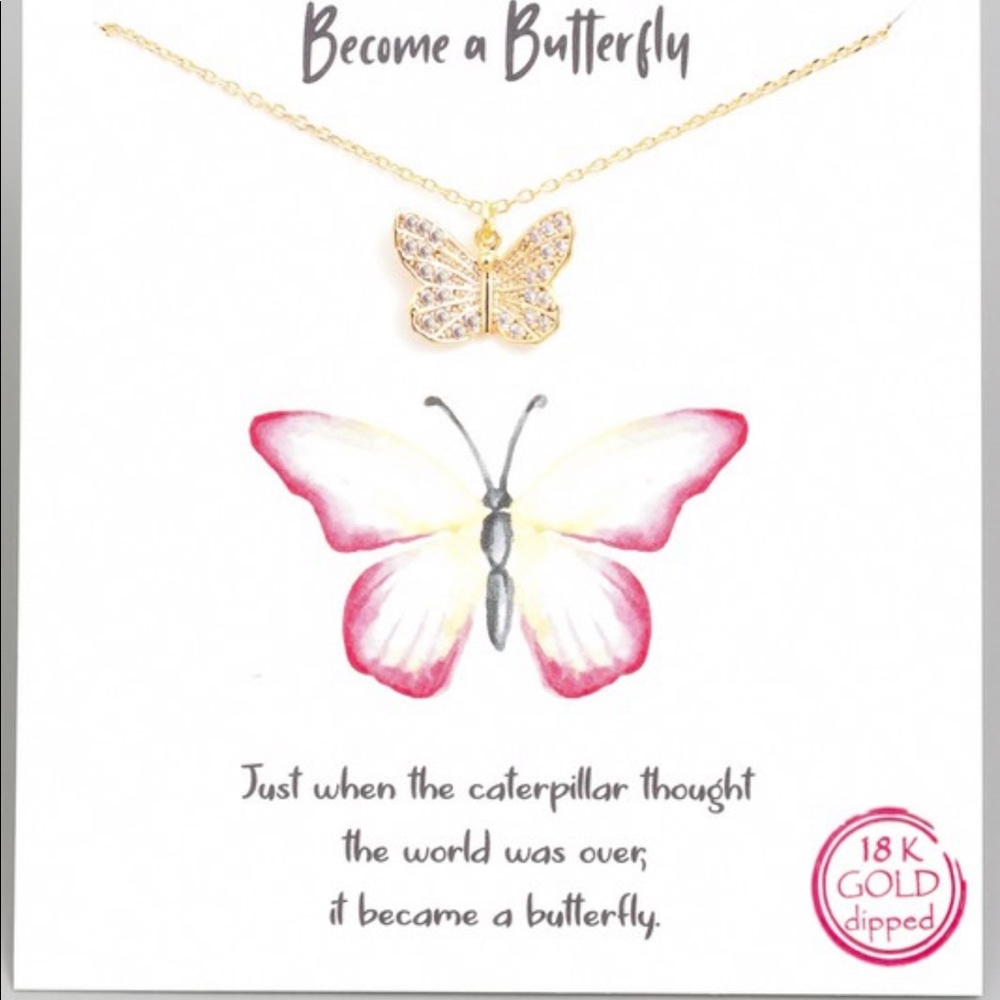 Become a Butterfly Necklace